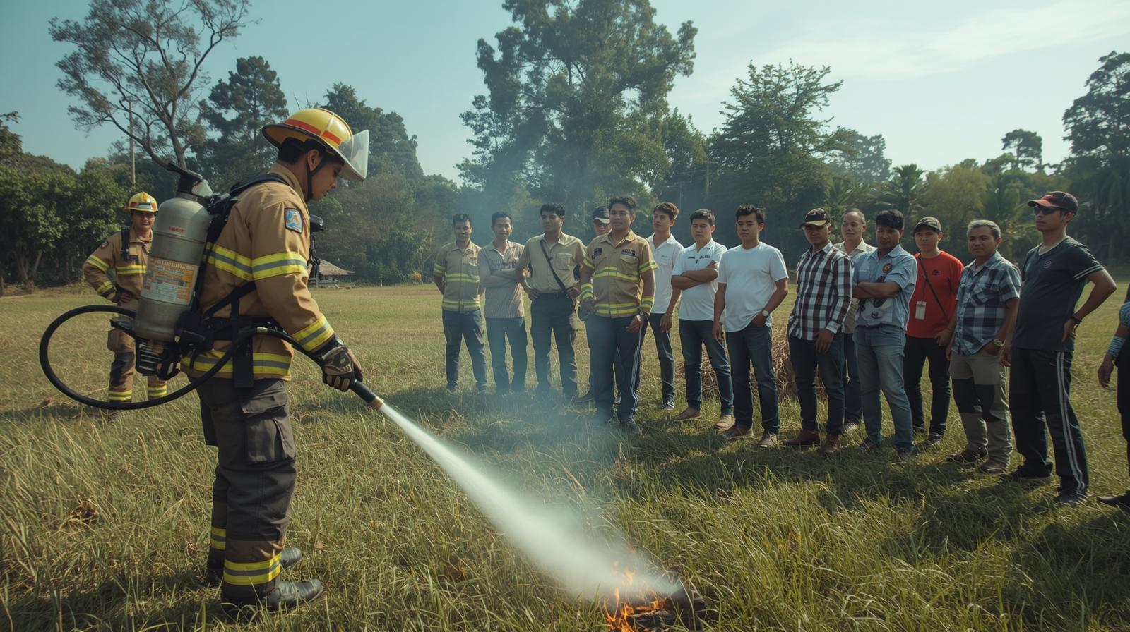 Pelatihan Pemadam Kebakaran